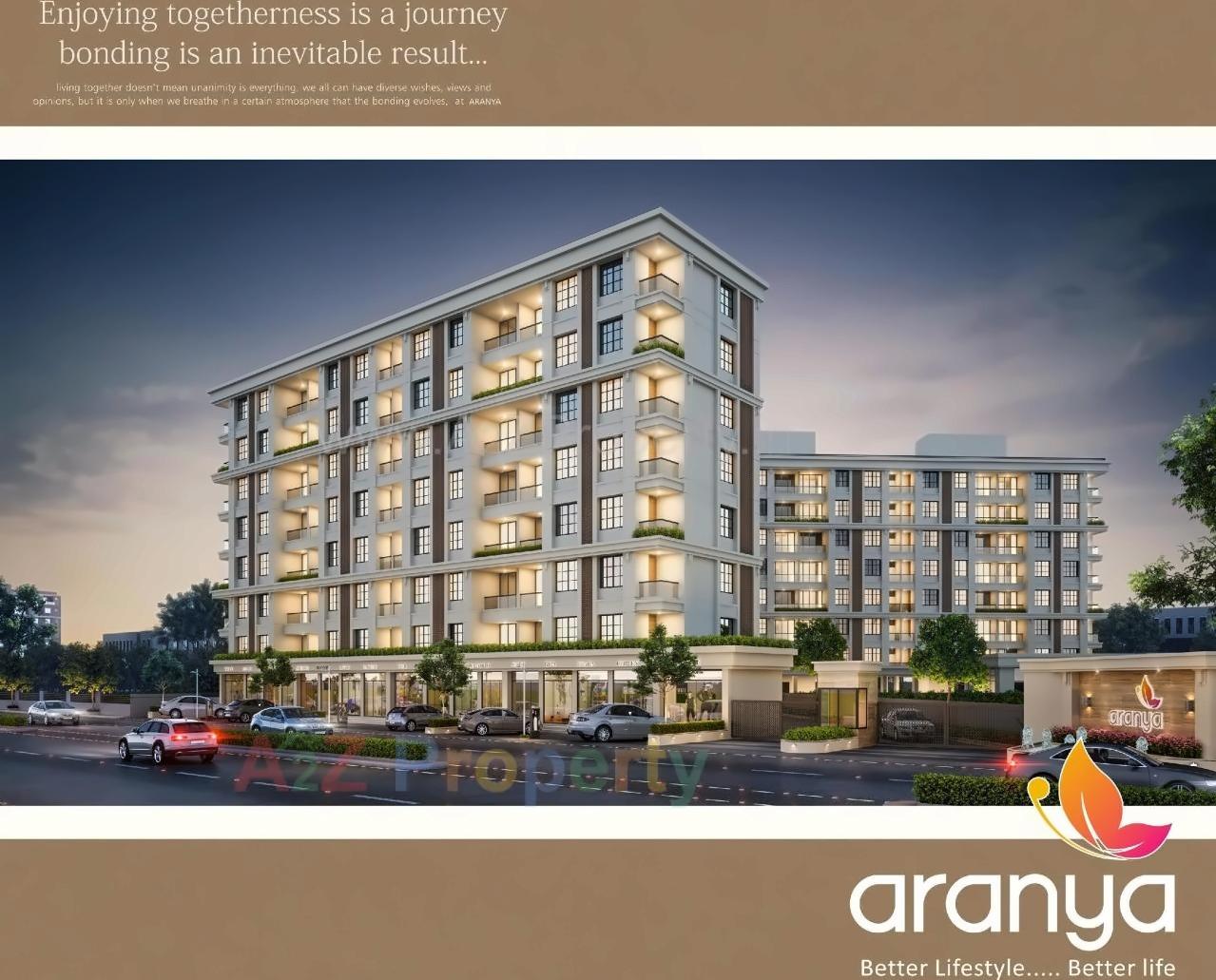 3D Elevation of real estate project Aranya located at Harni, Vadodara, Gujarat