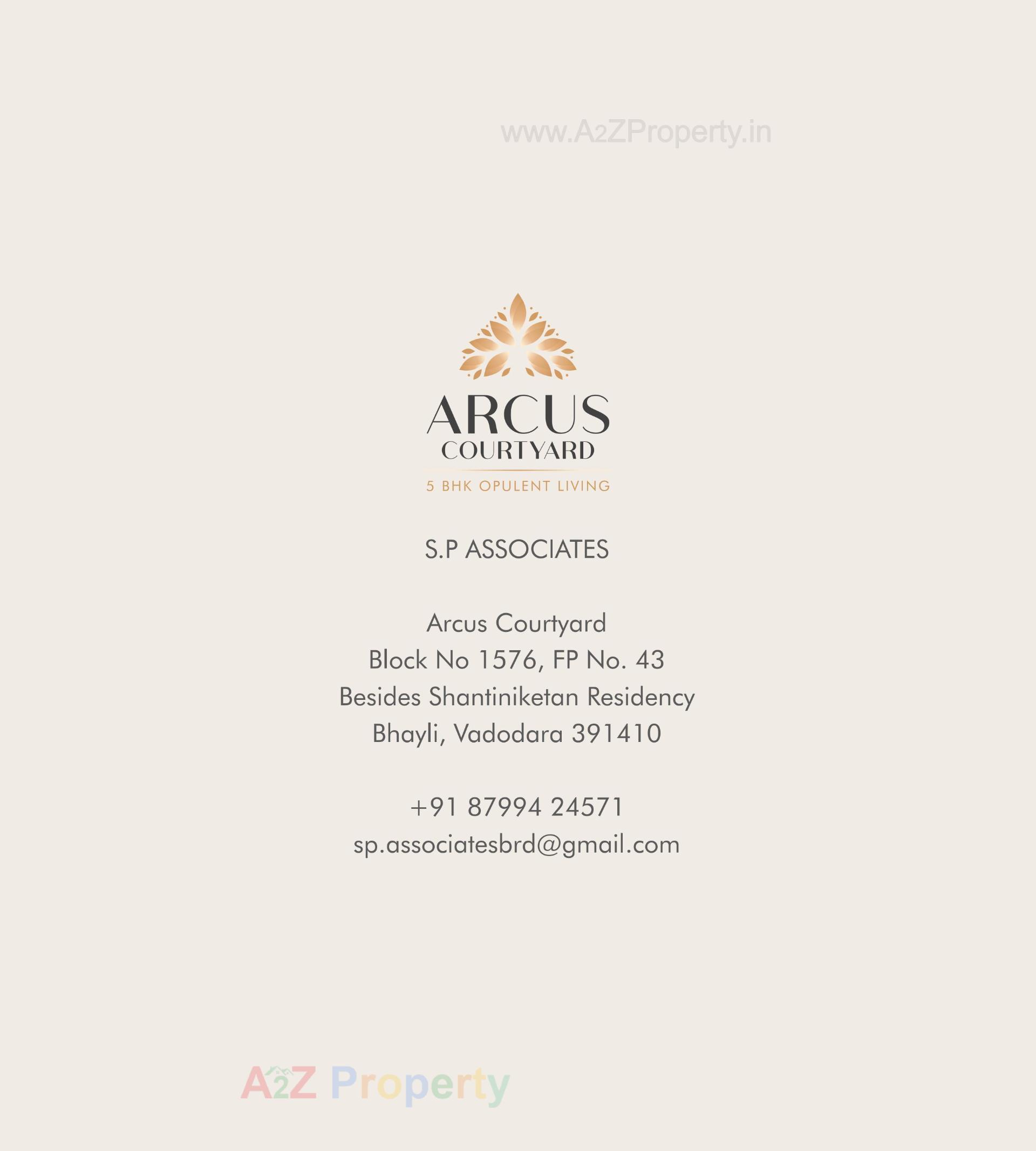  of real estate project Arcus Courtyard located at Bhayli, Vadodara, Gujarat