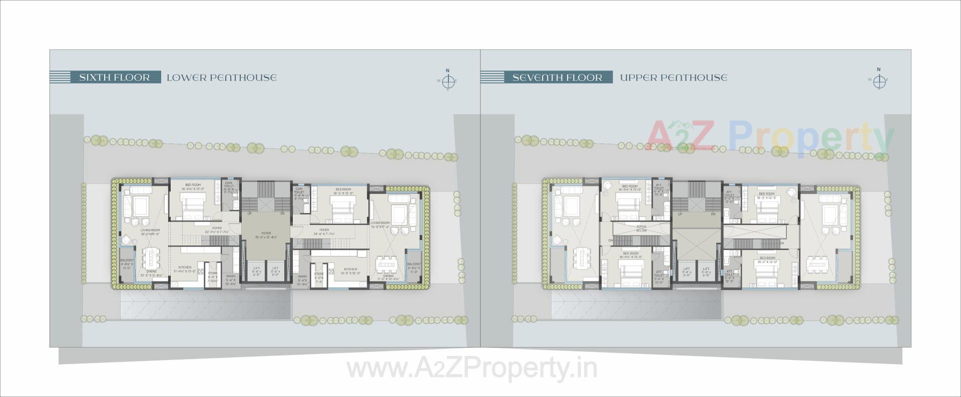 Layout of real estate project Aries Amara located at Tandalja, Vadodara, Gujarat