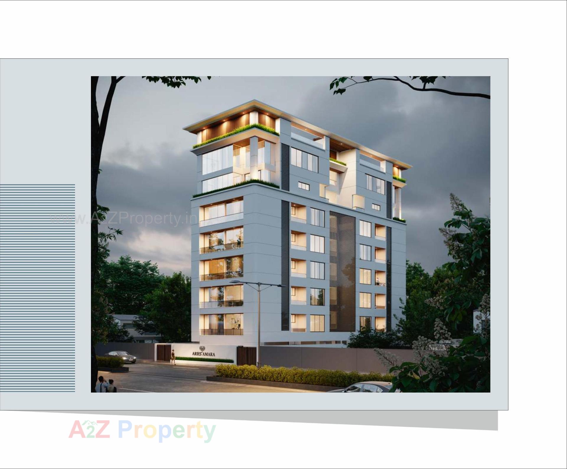 3D Elevation of real estate project Aries Amara located at Tandalja, Vadodara, Gujarat