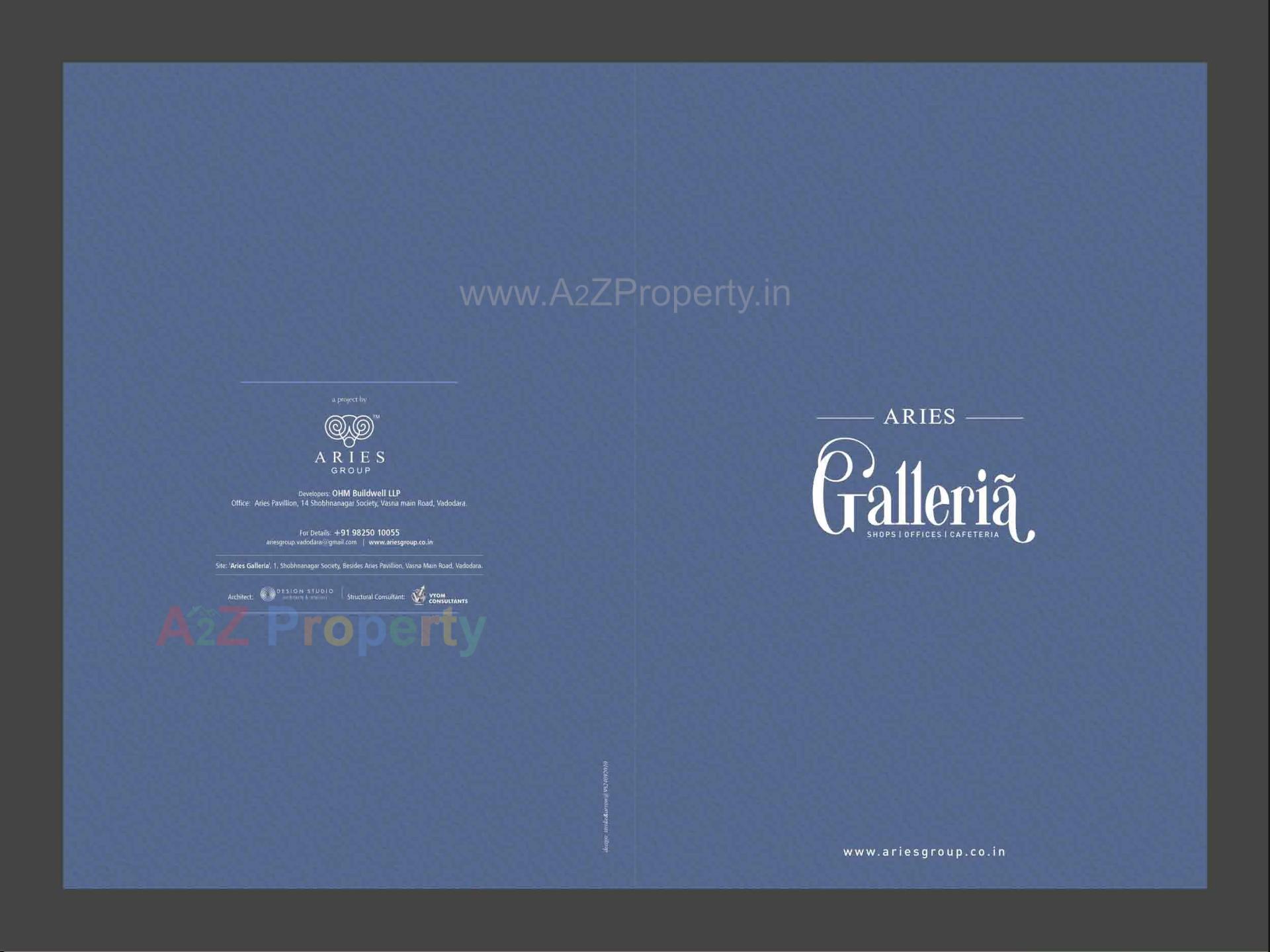  of real estate project Aries Galleria located at Tandalja, Vadodara, Gujarat