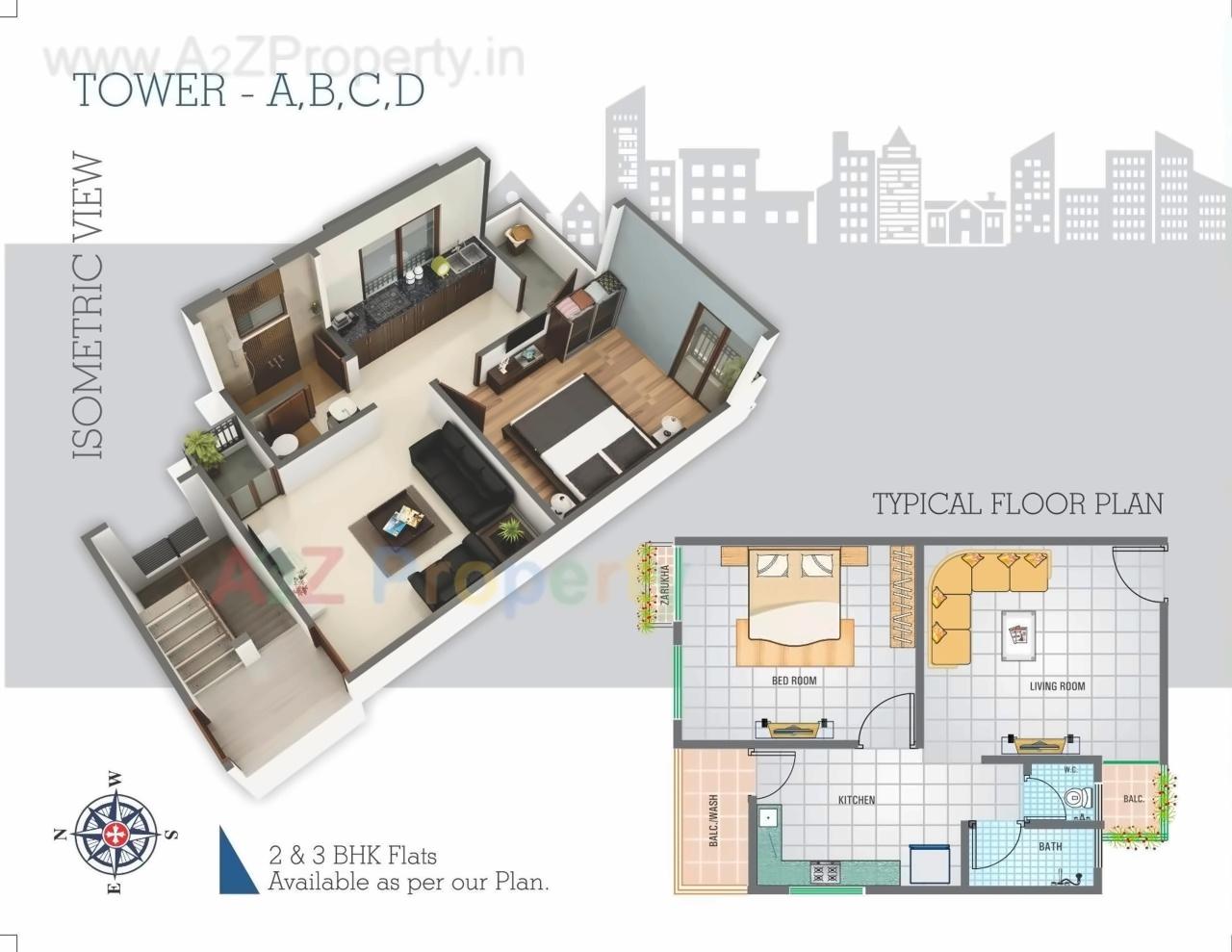 Layout of real estate project Aries Heights located at Kasba, Vadodara, Gujarat