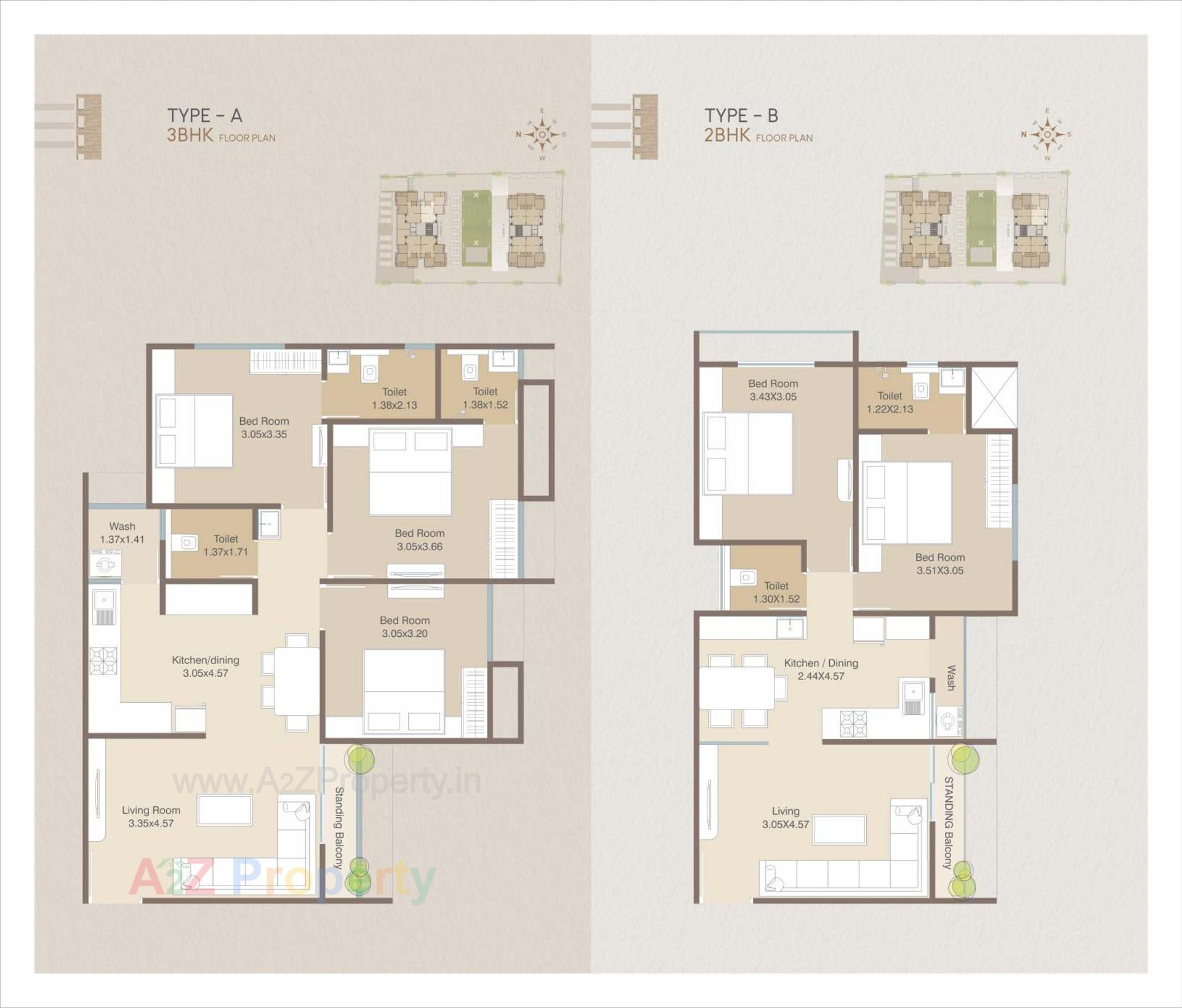 Layout of real estate project Arika located at Bhayali, Vadodara, Gujarat