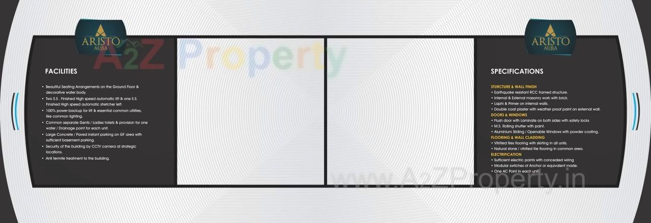  of real estate project Aristo Aura located at Bhayli, Vadodara, Gujarat