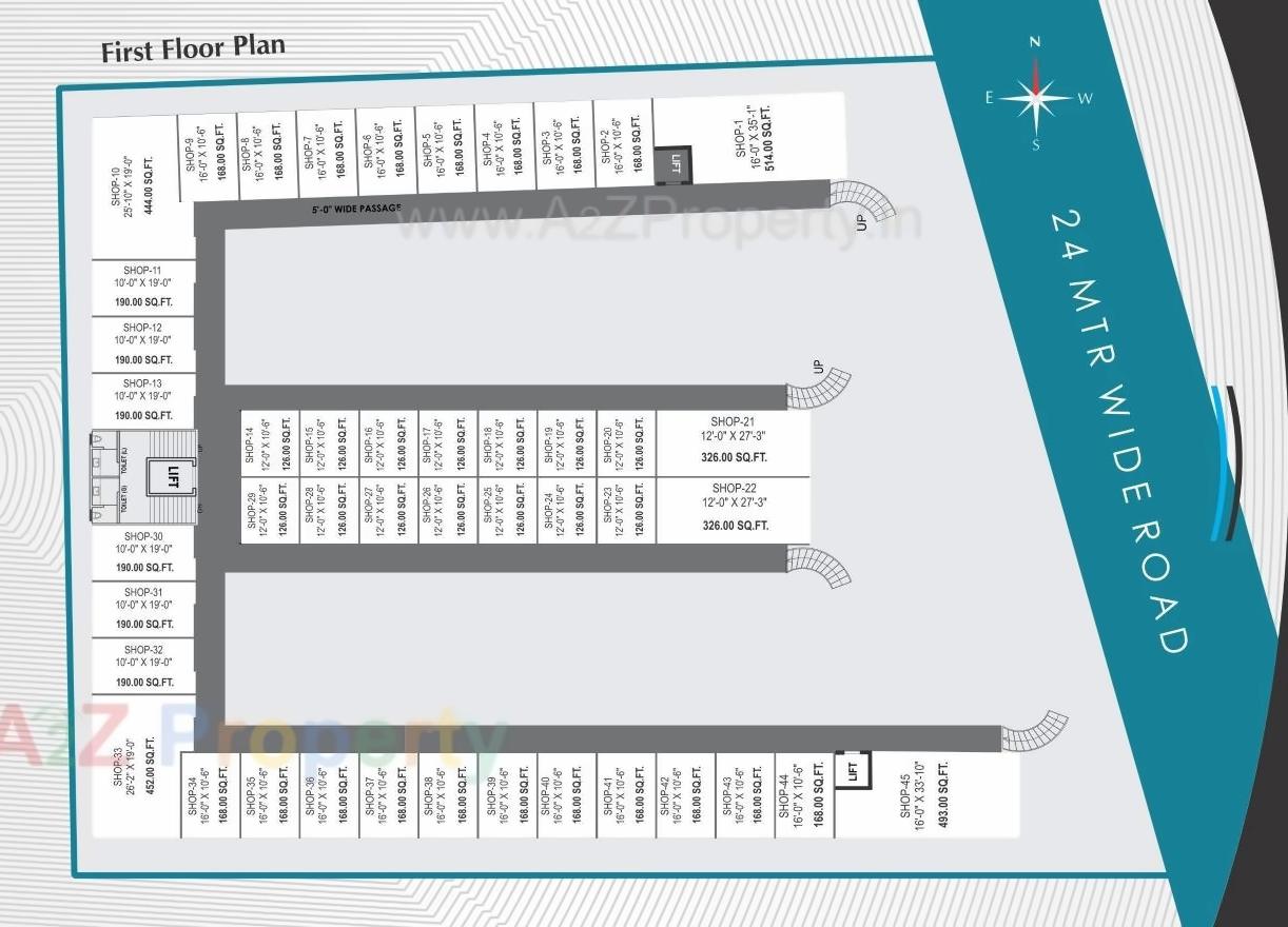 Layout of real estate project Aristo Aura located at Bhayli, Vadodara, Gujarat