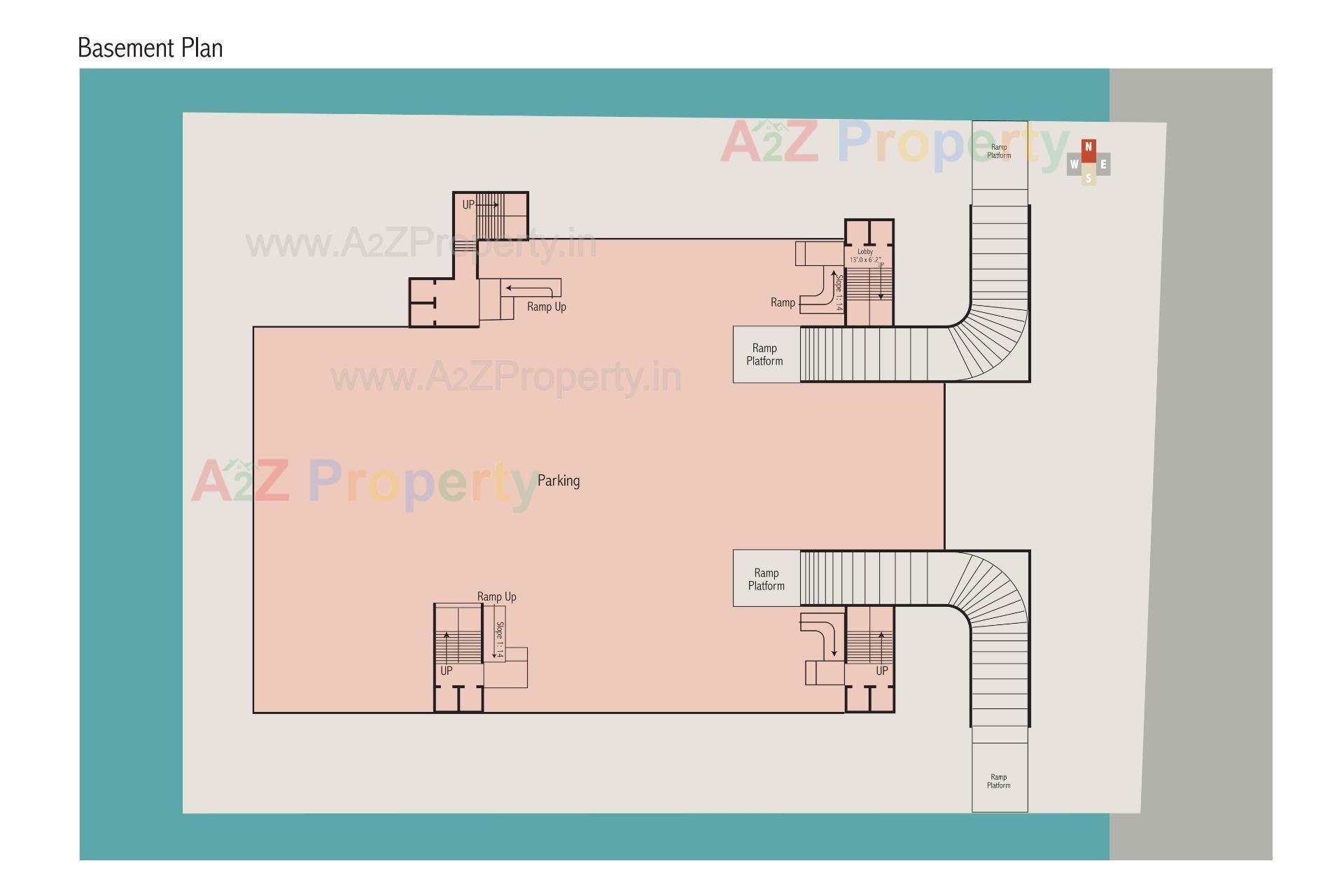 Layout of real estate project Artham Eminence located at Bhayali, Vadodara, Gujarat