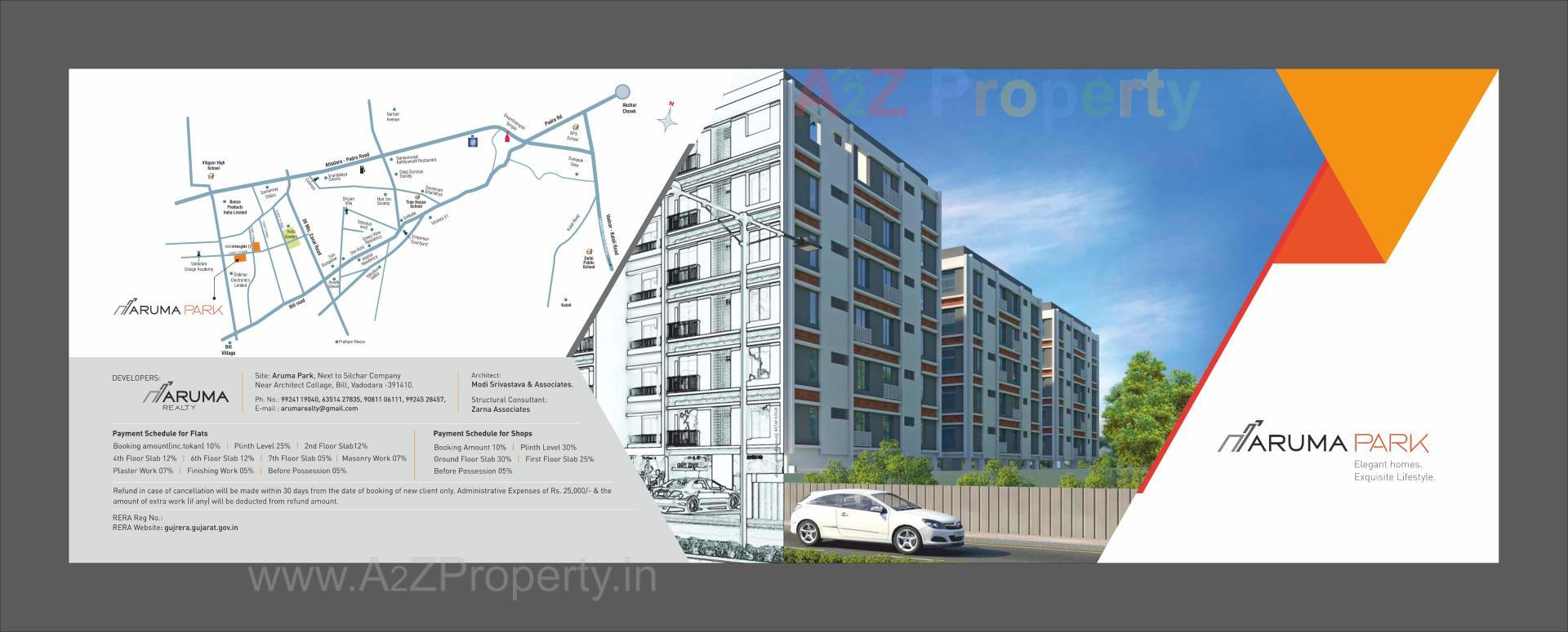  of real estate project Aruma Park located at Bill, Vadodara, Gujarat