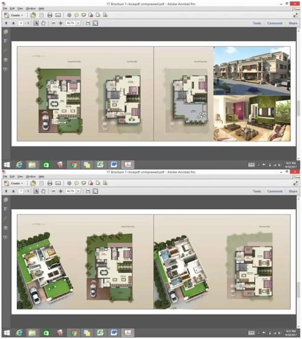 Layout of real estate project Aryahi Villas located at Khanpur, Vadodara, Gujarat