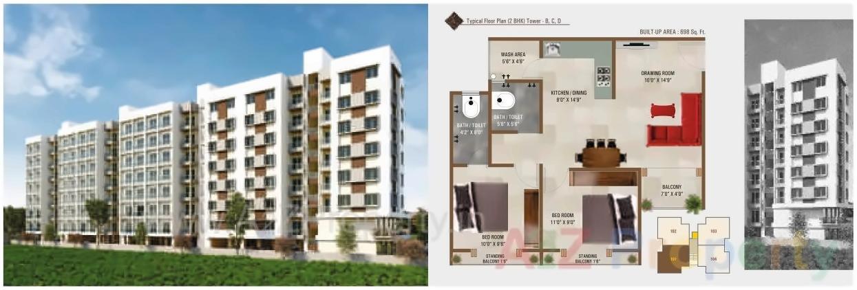 Layout of real estate project As Safa Shops   Flats located at Tandalaja, Vadodara, Gujarat
