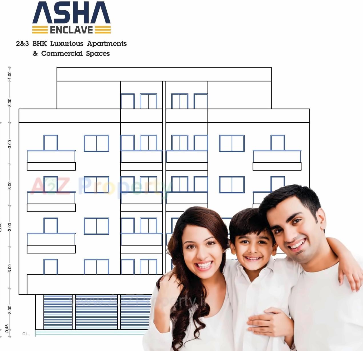  of real estate project Asha Enclave located at Bhayli, Vadodara, Gujarat