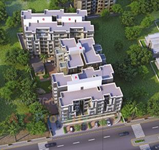 Elevation of real estate project Ashirwad Residency located at Vemali, Vadodara, Gujarat