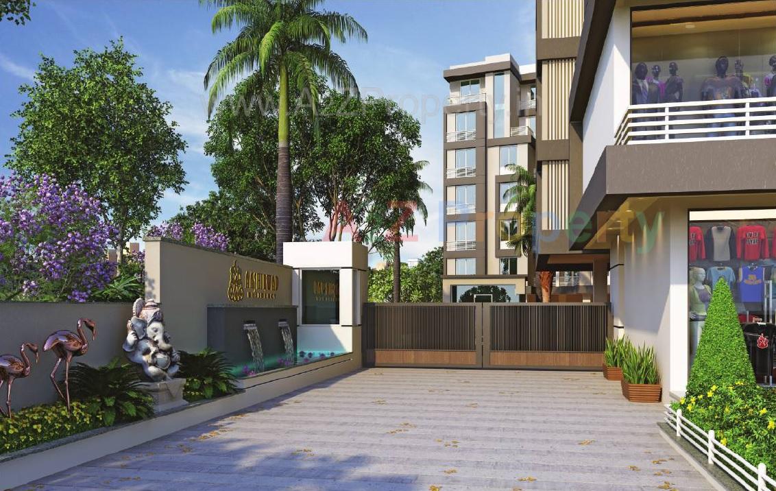 3D Elevation of real estate project Ashirwad Residency located at Vemali, Vadodara, Gujarat