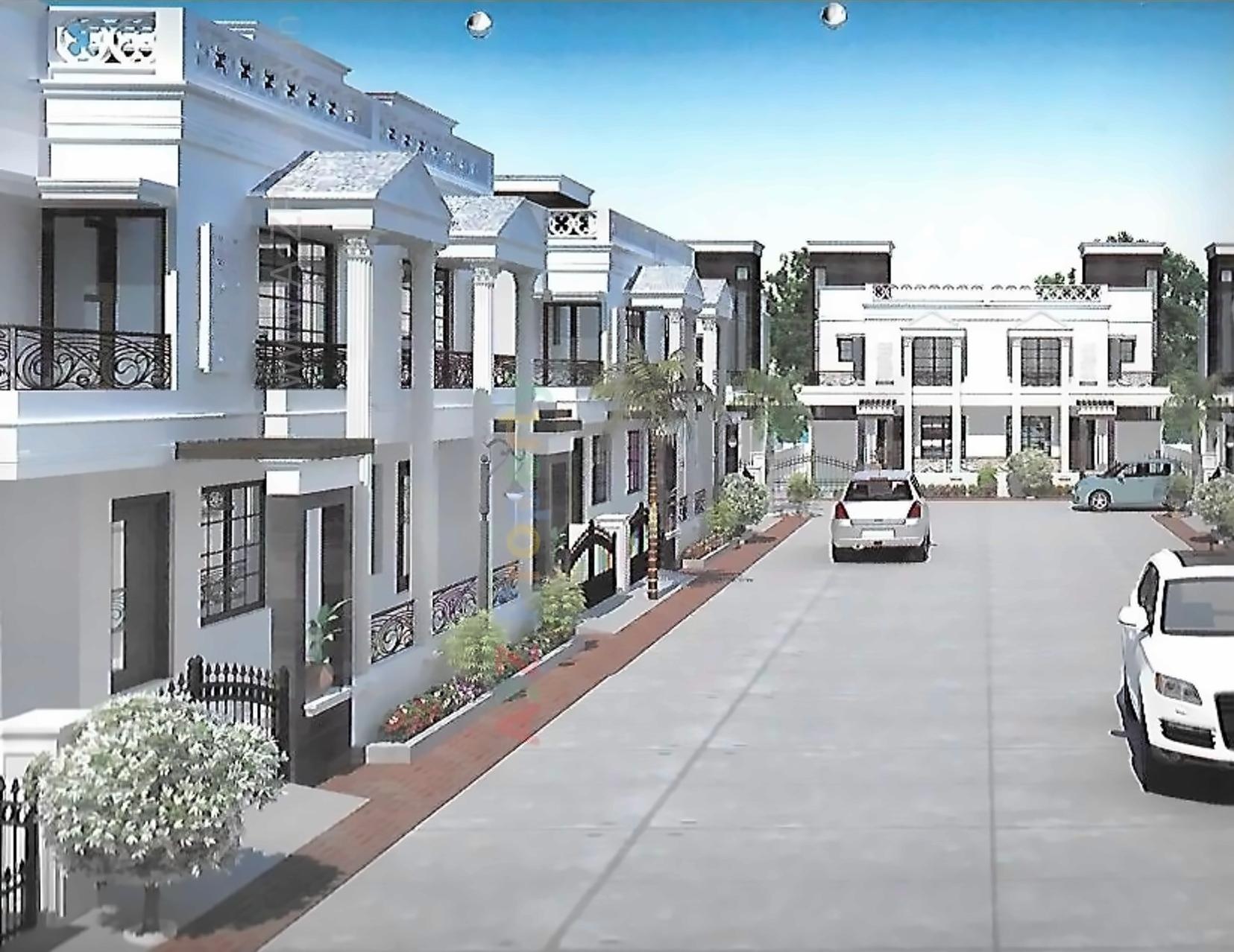 3D Elevation of real estate project Ashok Vatika located at Bill, Vadodara, Gujarat