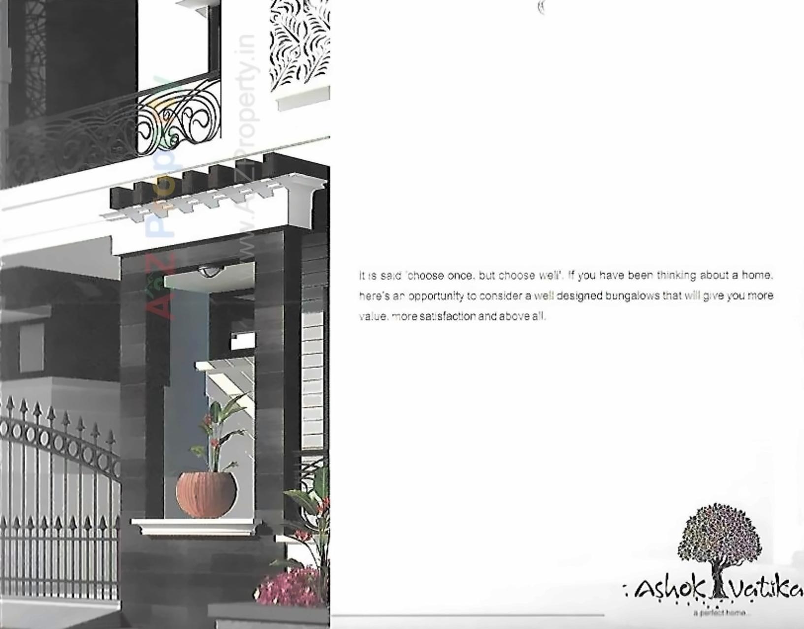 3D Elevation of real estate project Ashok Vatika located at Bill, Vadodara, Gujarat