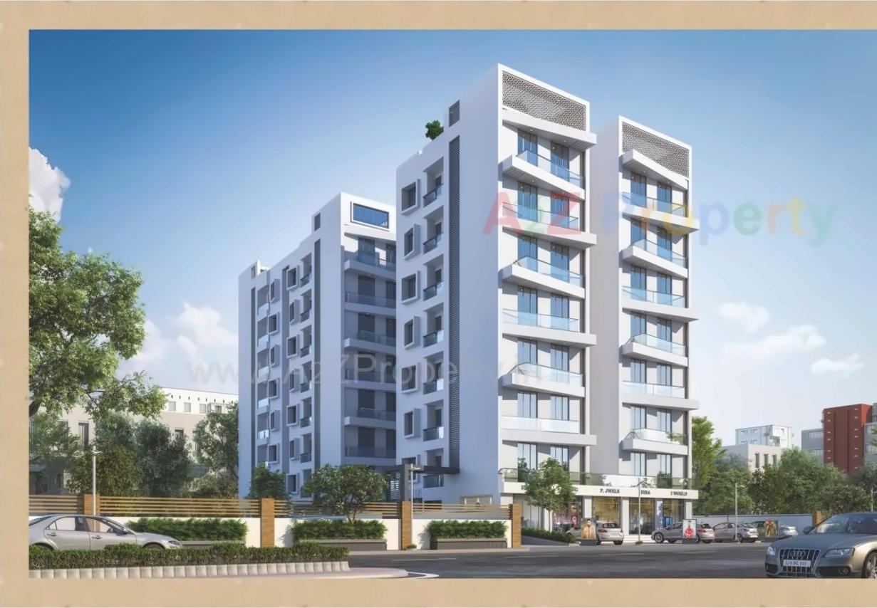 3D Elevation of real estate project Atharva located at Bhayli, Vadodara, Gujarat