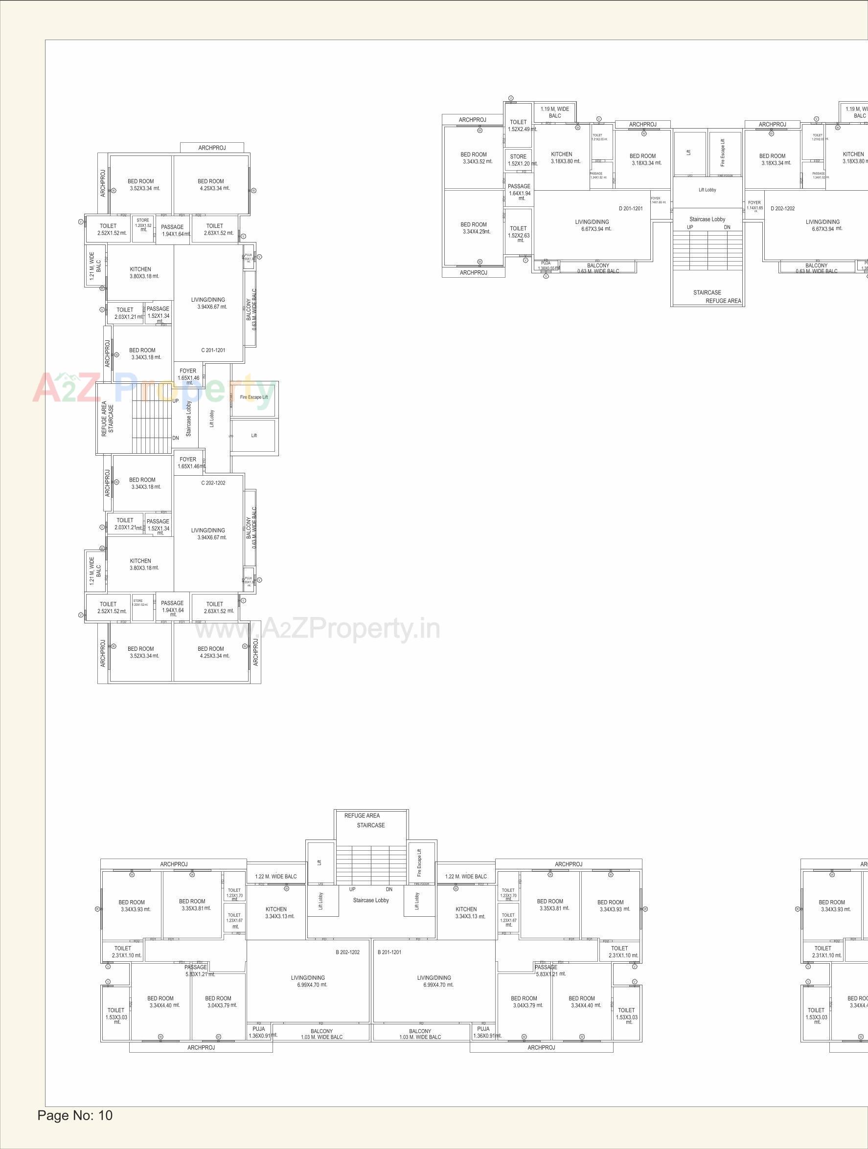 Layout of real estate project Athashree Inspera located at Bhayli, Vadodara, Gujarat
