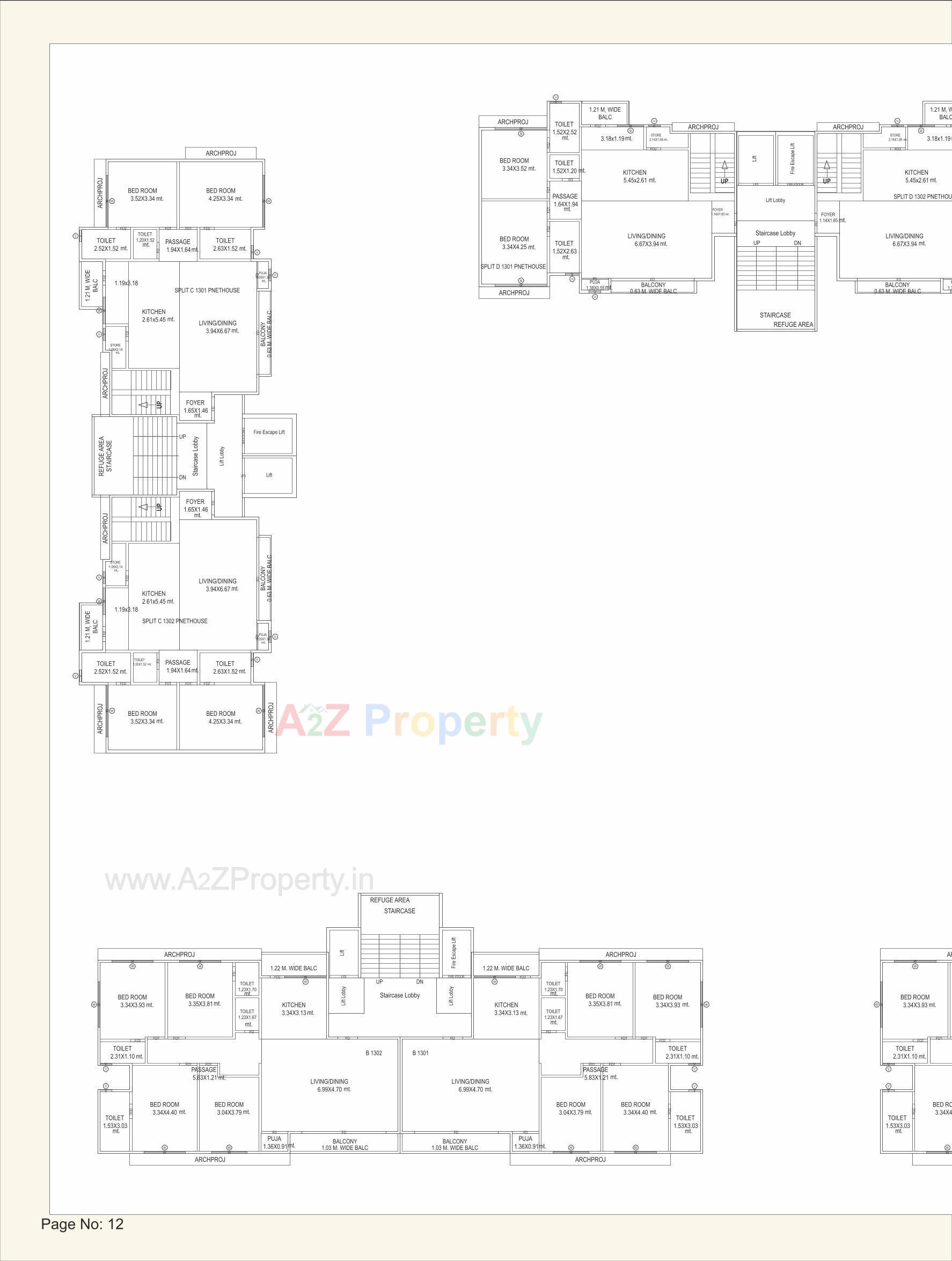 Layout of real estate project Athashree Inspera located at Bhayli, Vadodara, Gujarat