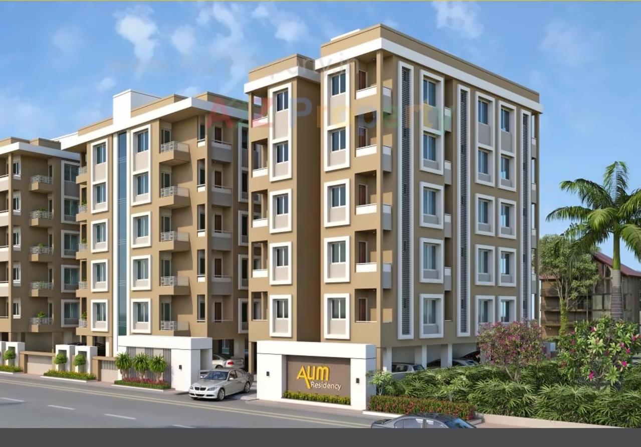 3D Elevation of real estate project Aum Residency located at Vadsar, Vadodara, Gujarat