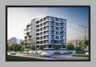 Elevation of real estate project Aura Memories located at Manjalpur, Vadodara, Gujarat