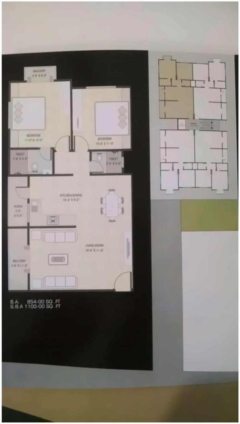 Layout of real estate project Aura Shivaay located at Chhani, Vadodara, Gujarat