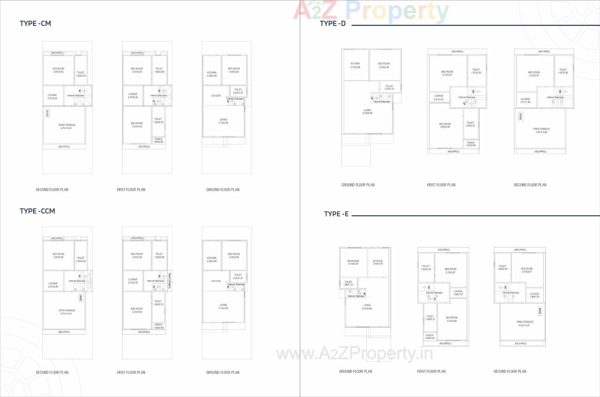 Layout of real estate project Auro located at Bil, Vadodara, Gujarat