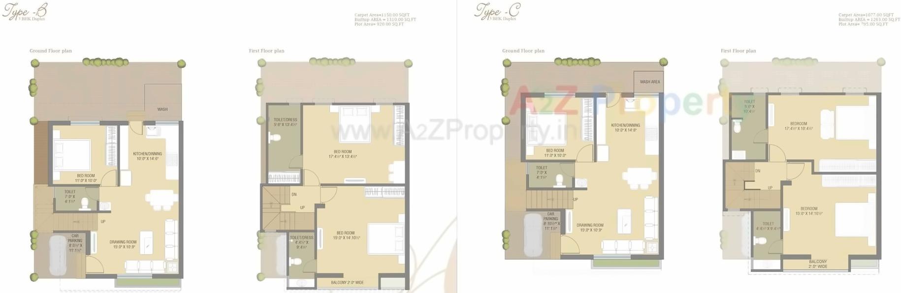 Layout of real estate project Auro Aastha located at Vadodara, Vadodara, Gujarat
