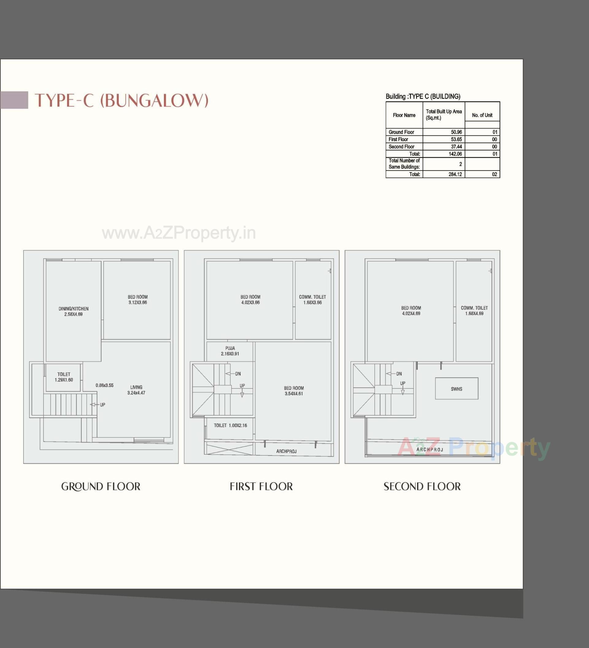 Layout of real estate project Auro Crystal located at Manjalpur, Vadodara, Gujarat