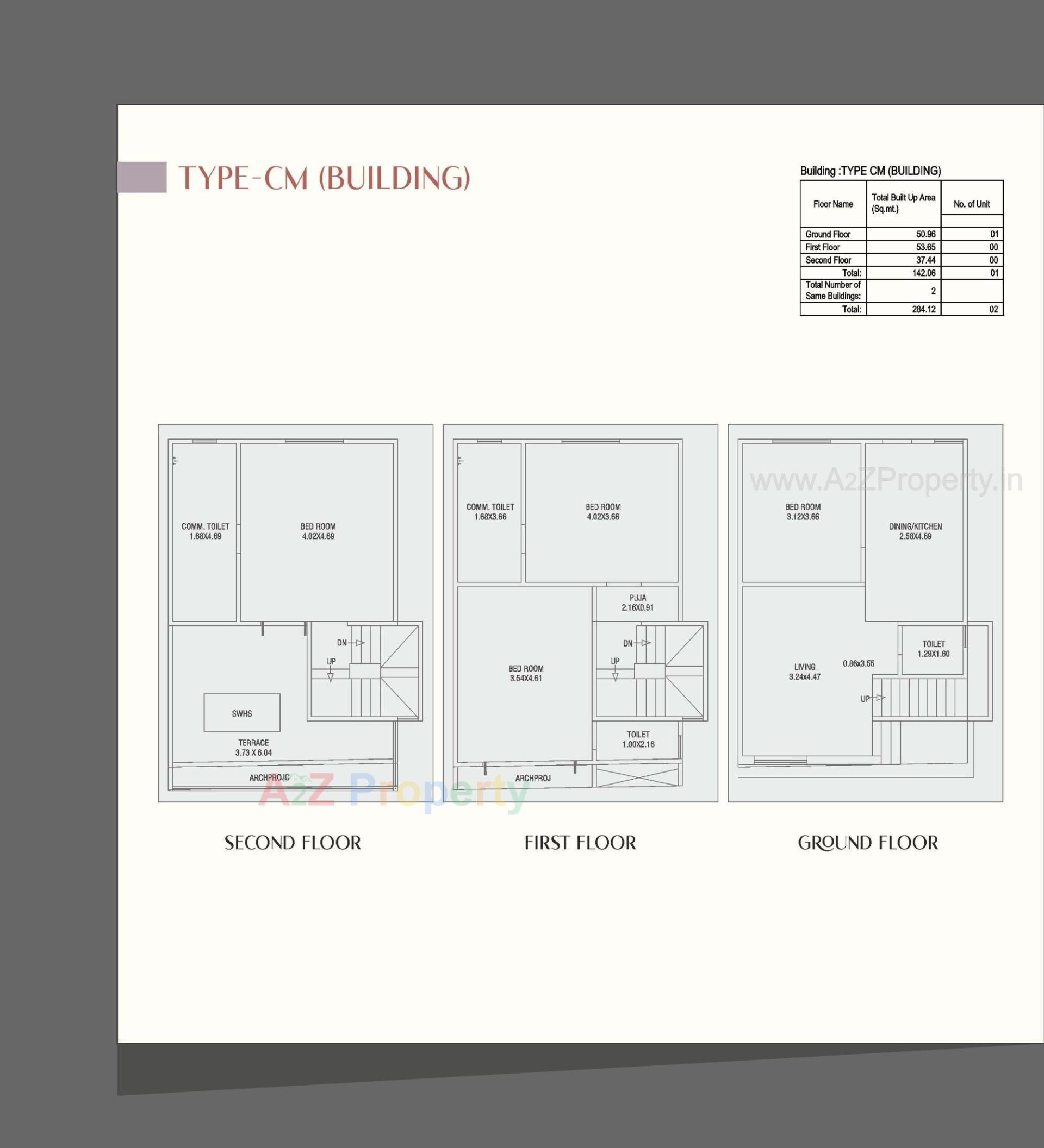 Layout of real estate project Auro Crystal located at Manjalpur, Vadodara, Gujarat