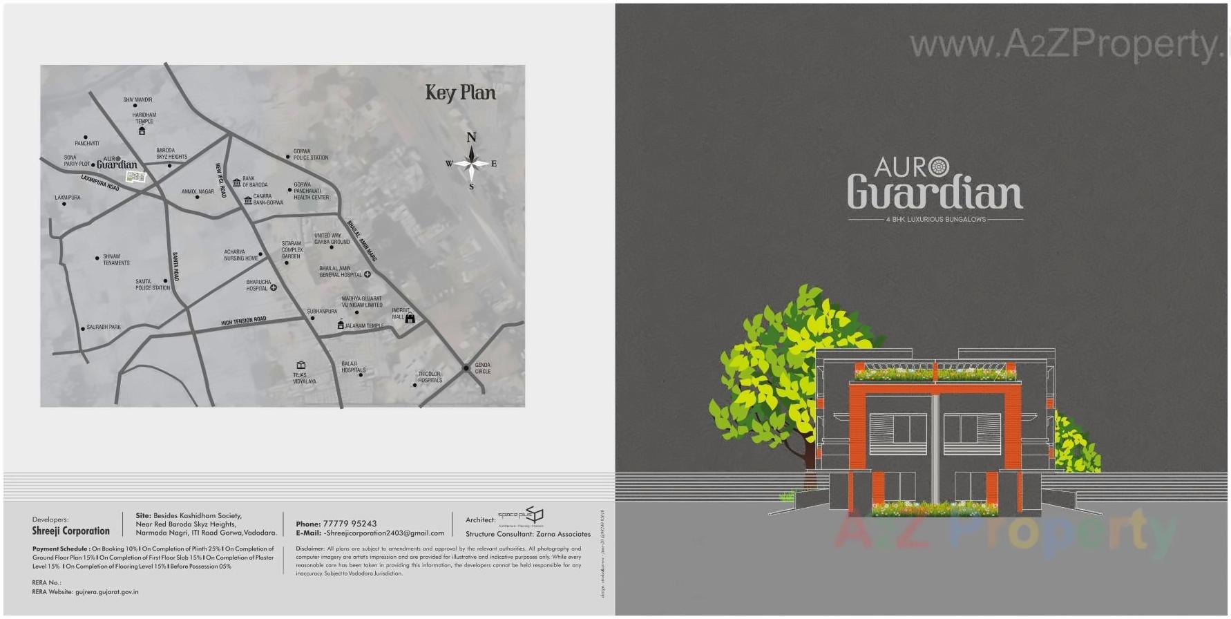  of real estate project Auro Guardian located at Gorwa, Vadodara, Gujarat
