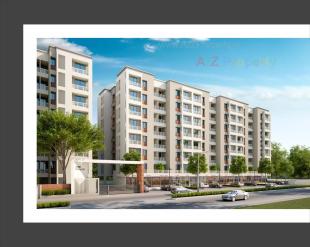 Elevation of real estate project Auro Harmony located at Vadsar, Vadodara, Gujarat