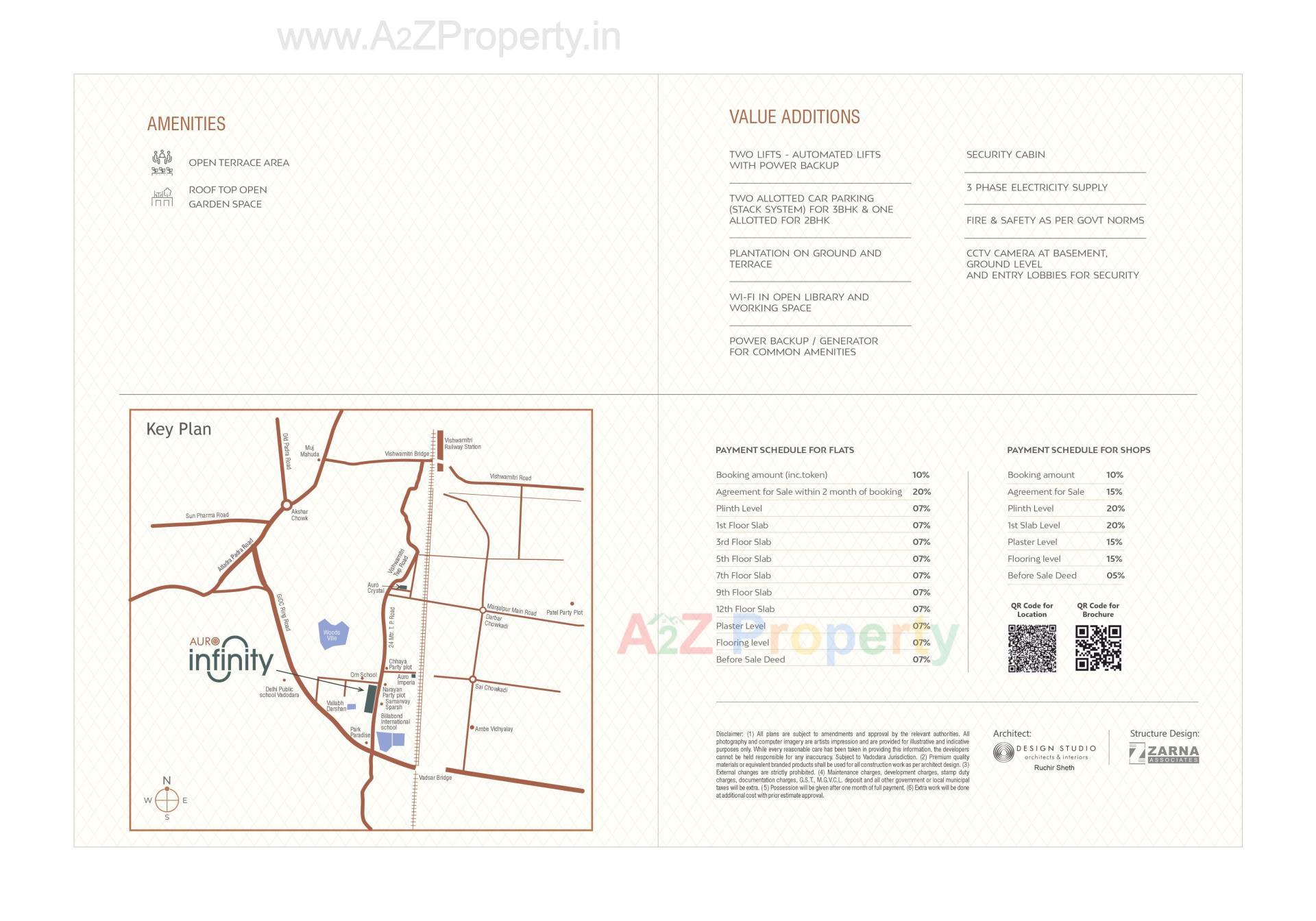  of real estate project Auro Infinity located at Vadsar, Vadodara, Gujarat