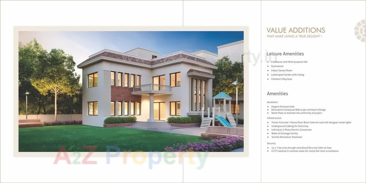 3D Elevation of real estate project Auro Luxuria located at Vadsar, Vadodara, Gujarat