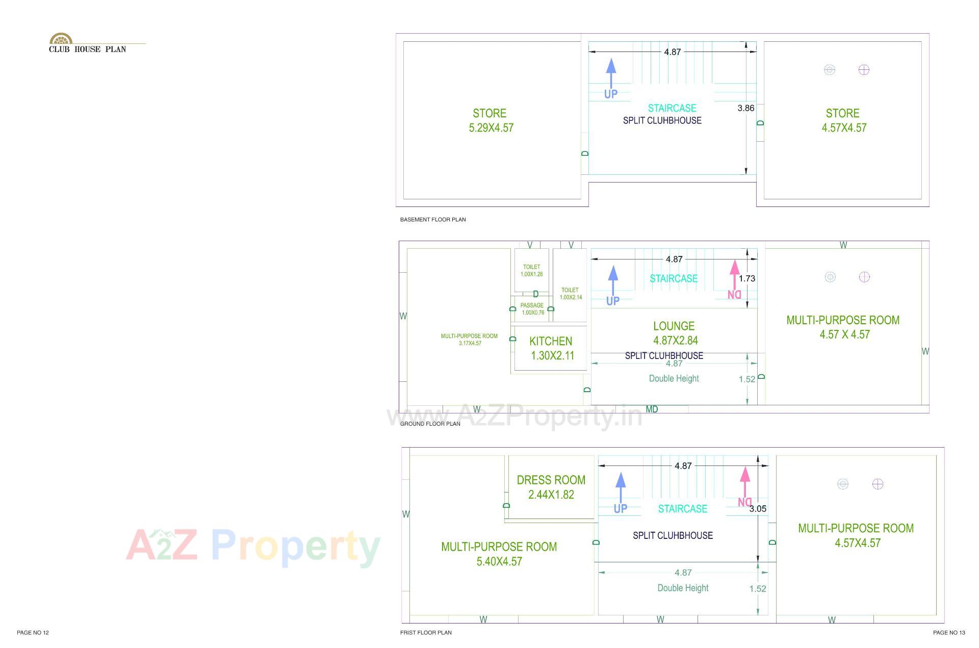 Layout of real estate project Auro Nirvana located at Bhayli, Vadodara, Gujarat