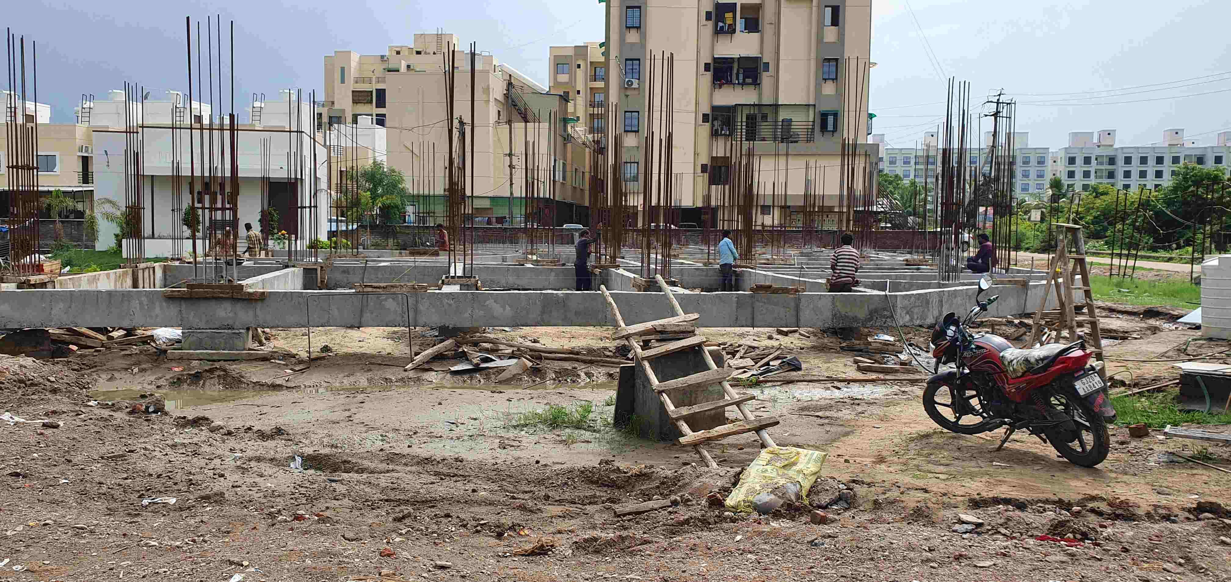 170223_const of real estate project Auro Prime located at Bill, Vadodara, Gujarat