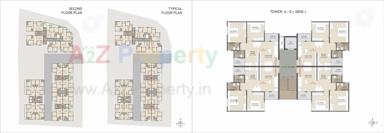 Layout of real estate project Auro Prime located at Bill, Vadodara, Gujarat