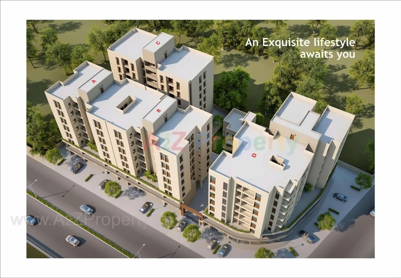 Layout of real estate project Auro Prime located at Bill, Vadodara, Gujarat