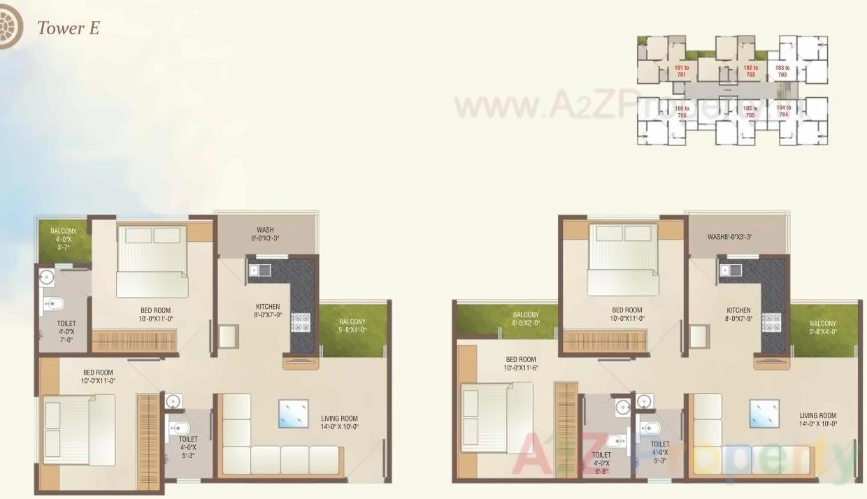 Layout of real estate project Auro Residency located at Bill, Vadodara, Gujarat