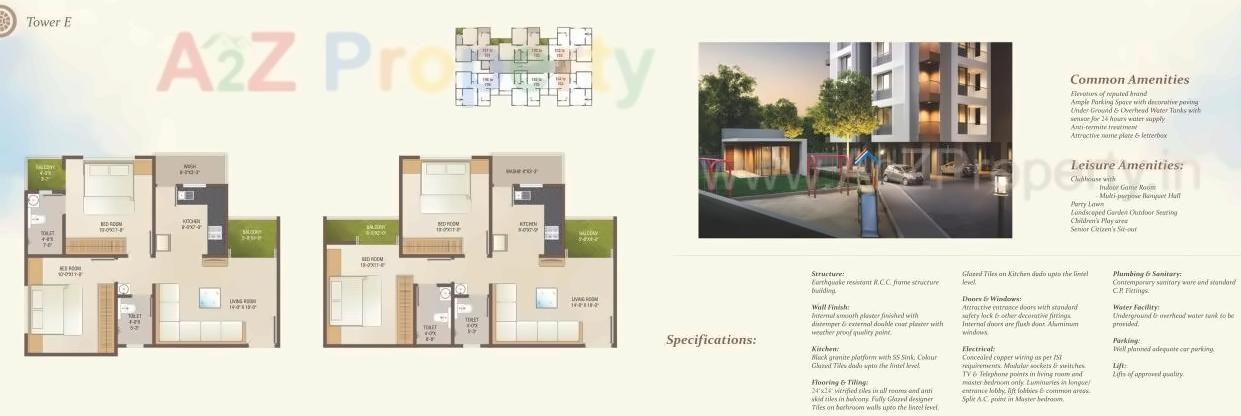 Layout of real estate project Auro Residency located at Bill, Vadodara, Gujarat