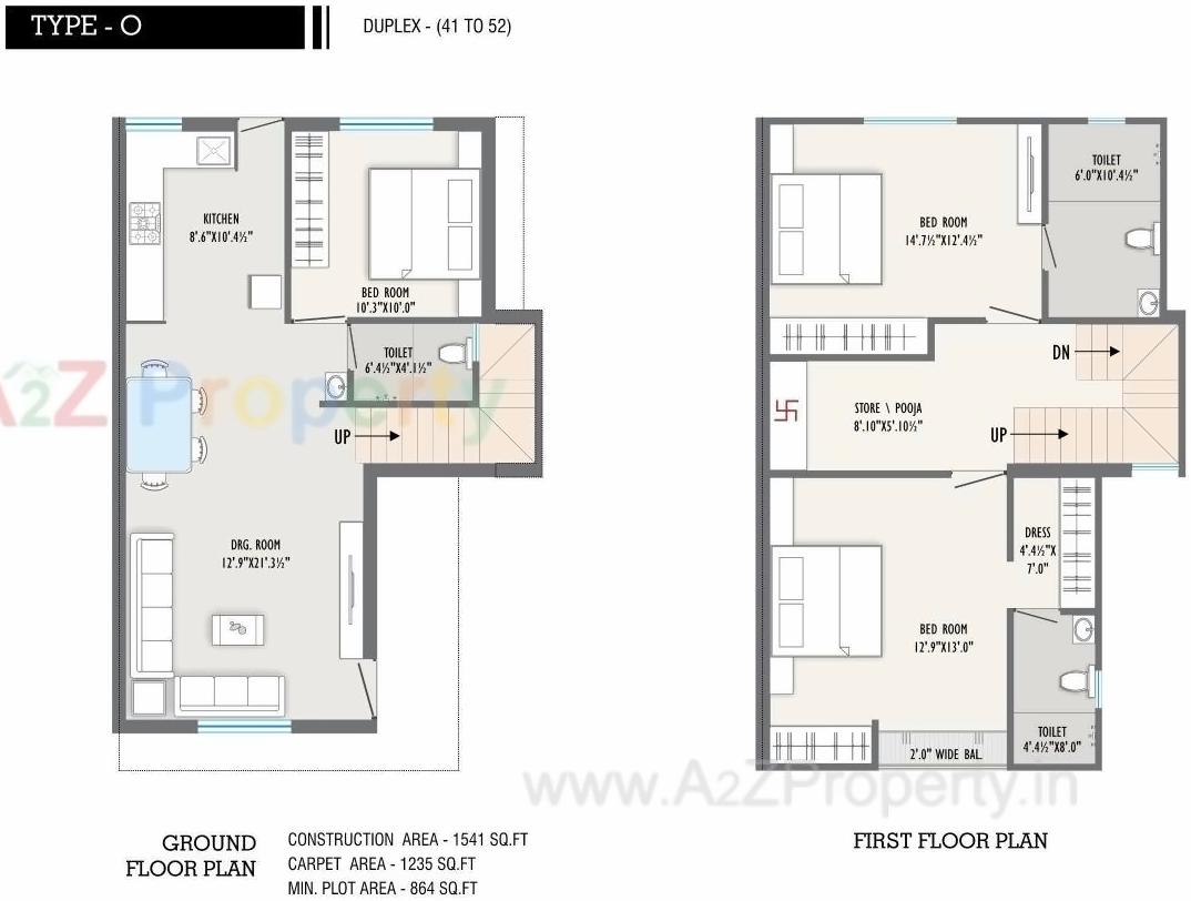 Layout of real estate project Auro Ville located at Kalali, Vadodara, Gujarat