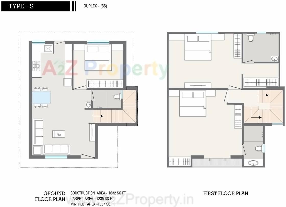 Layout of real estate project Auro Ville located at Kalali, Vadodara, Gujarat
