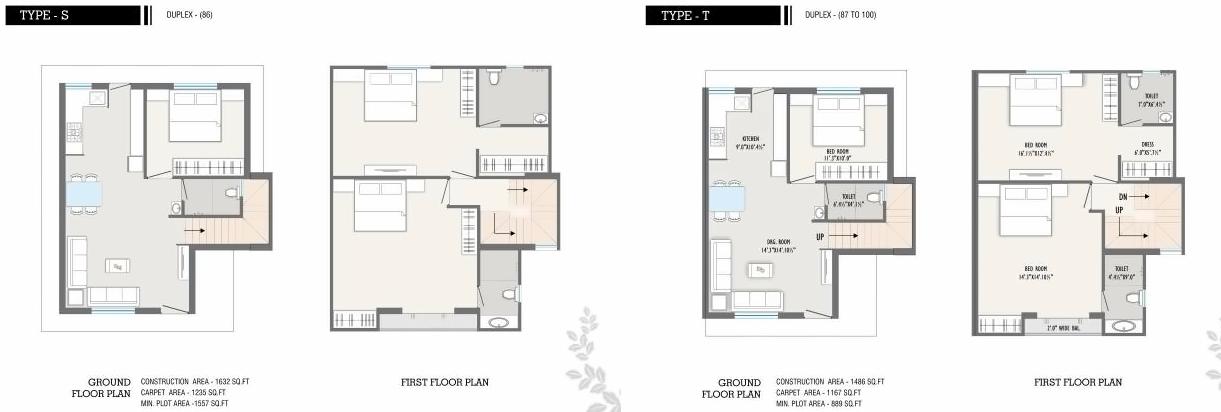 Layout of real estate project Auro Ville located at Kalali, Vadodara, Gujarat