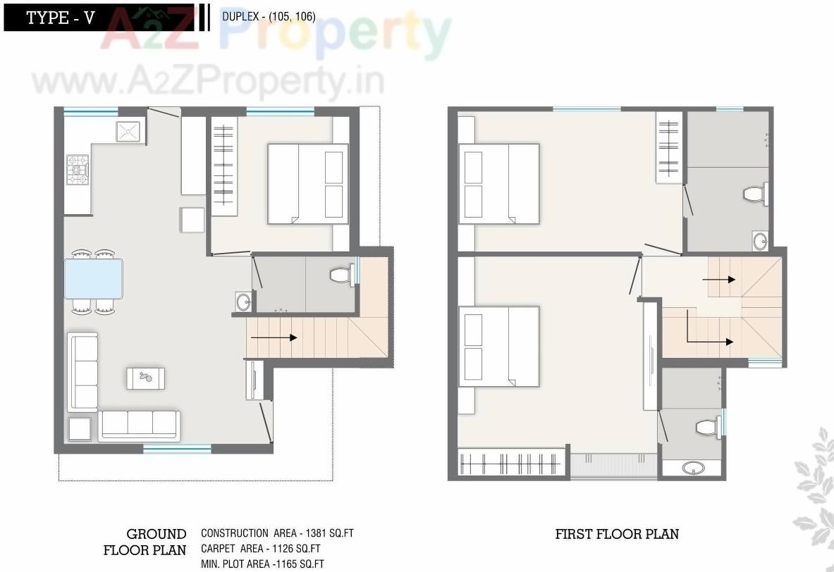 Layout of real estate project Auro Ville located at Kalali, Vadodara, Gujarat