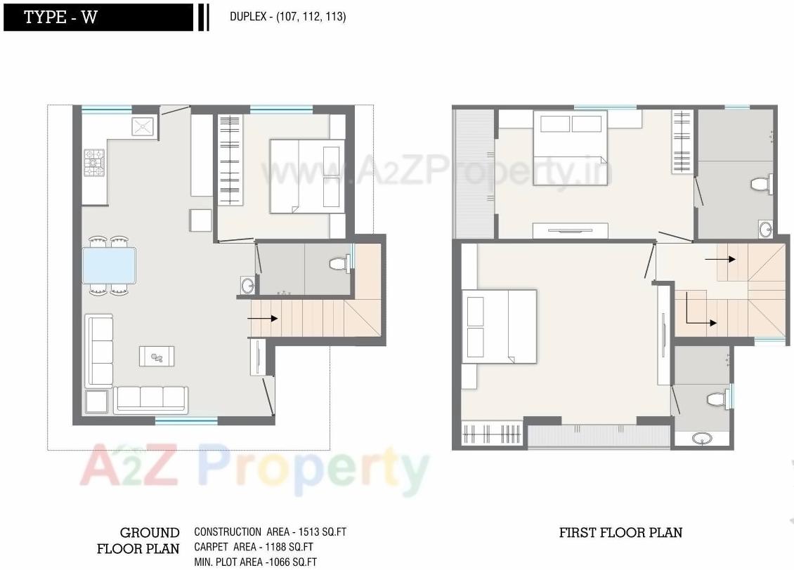 Layout of real estate project Auro Ville located at Kalali, Vadodara, Gujarat