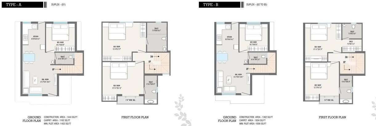 Layout of real estate project Auro Ville located at Kalali, Vadodara, Gujarat