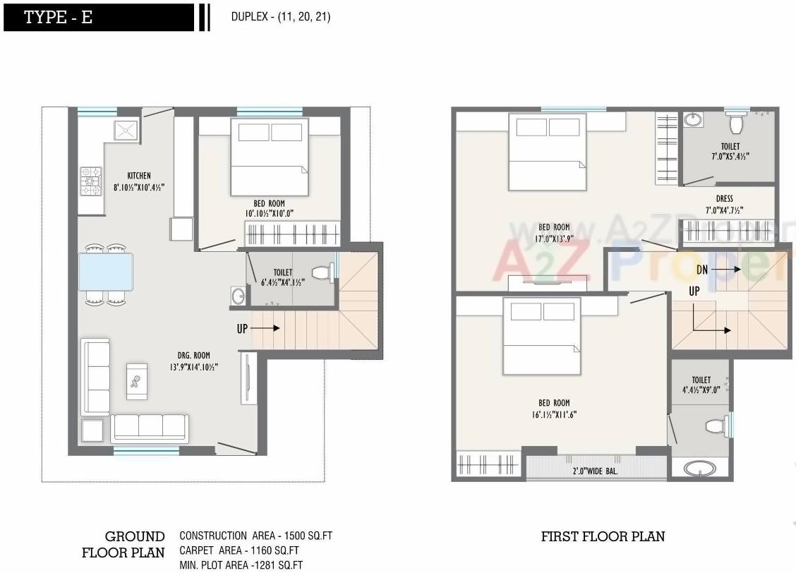 Layout of real estate project Auro Ville located at Kalali, Vadodara, Gujarat