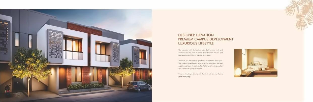 3D Elevation of real estate project Auro Vista located at Bill, Vadodara, Gujarat