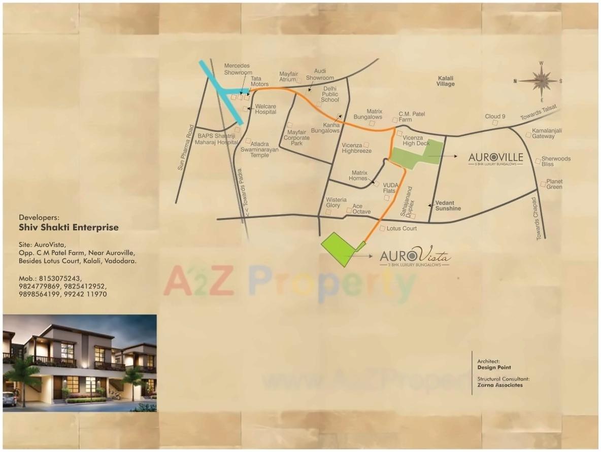  of real estate project Auro Vista located at Kalali, Vadodara, Gujarat
