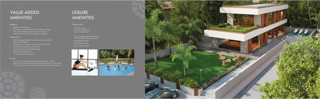 3D Elevation of real estate project Auroville located at Kalali, Vadodara, Gujarat