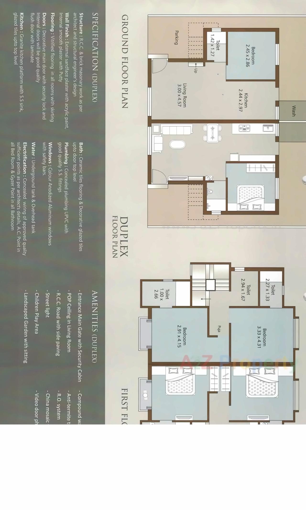 Layout of real estate project Avadh City located at Sayajipura, Vadodara, Gujarat