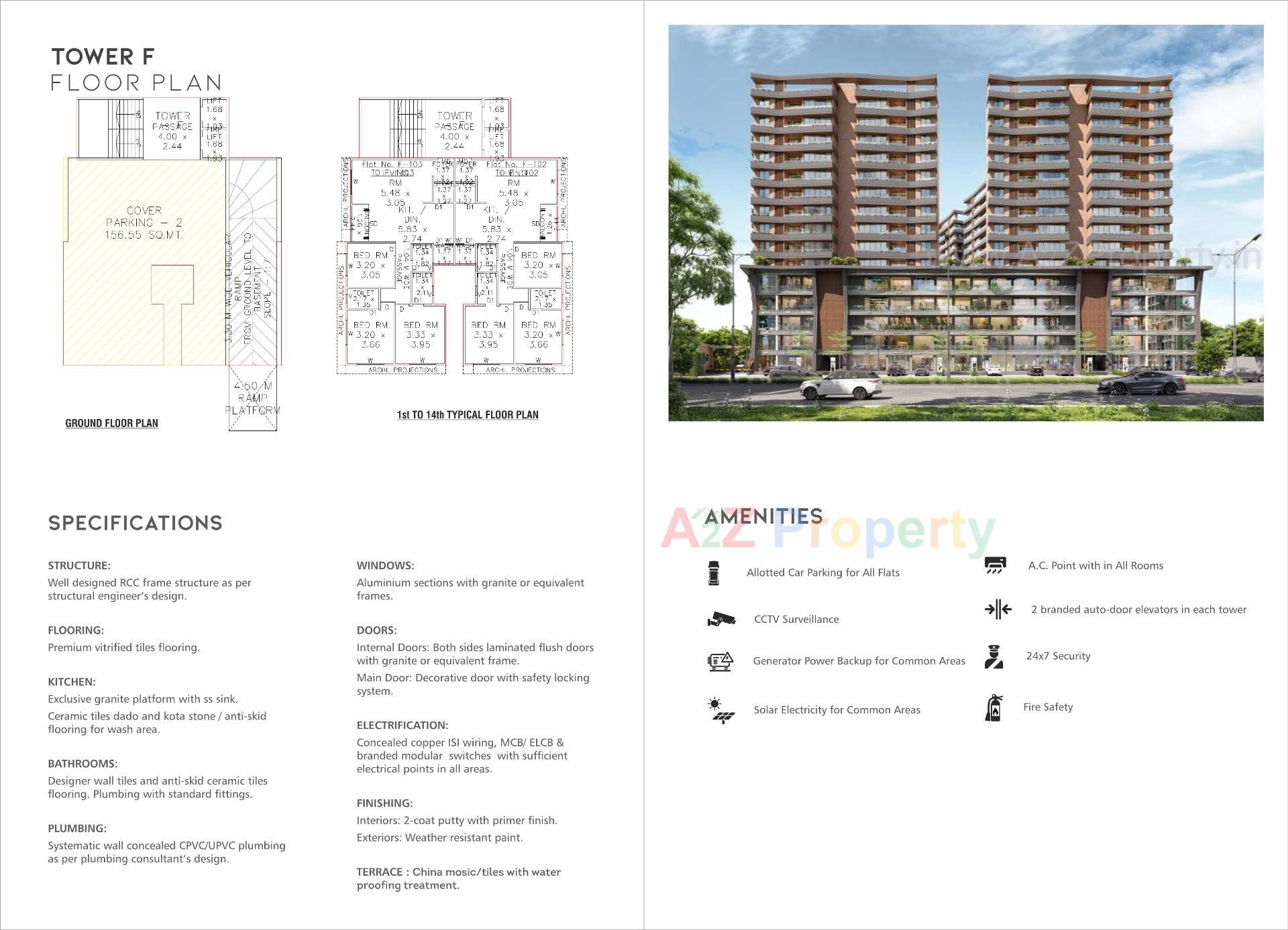  of real estate project Avadh Skyline located at Tarsali, Vadodara, Gujarat